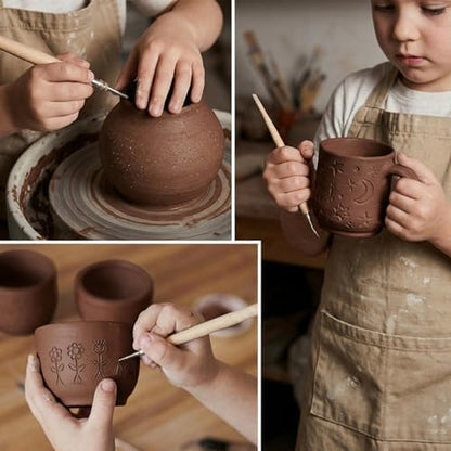 Aujazyble Air Dry Clay - 3.3lbs Terracotta Natural Pottery Clay for Kids - Image 6