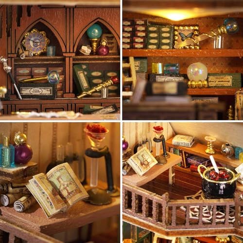Spilay DIY Miniature House Kit for Adults, Miniature Dollhouse Kit - Image 5
