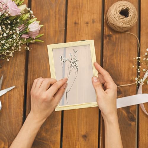 TOYANDONA 4 Pack Paper Making Screen Frames Wooden Mould and Deckle for Handmade Paper DIY Craft Kit 7.08 X 4.92 X 0.90 in - Image 6