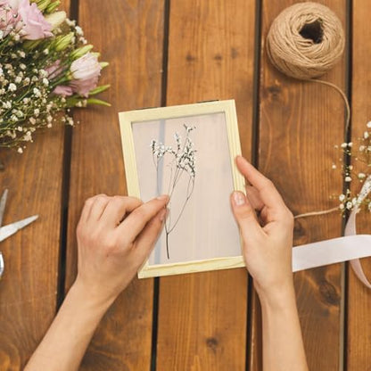 TOYANDONA 4 Pack Paper Making Screen Frames Wooden Mould and Deckle for Handmade Paper DIY Craft Kit 7.08 X 4.92 X 0.90 in - Image 6