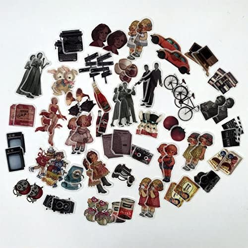 Esweny 200PCS Vintage Scrapbooking Supplies Kit for Journaling,Junk Journal Planners Aesthetic Cottagecore Room Decor Wall Art Collage Album (Retro Memory) - Image 6