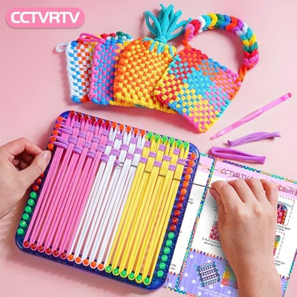 CCTVRTV Weaving Loom Kit Toys for Kids and Adults, DIY Arts and Crafts - Image 3