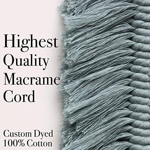 DIY Macrame Kit, Feather Dream Catcher Wall Hanging Kits for Teens & Adult Beginners, Craft Supplies for Boho Art Project-Macrame Cord, Gold Hoop, Accessories & Instructions (Salmon) - Image 4