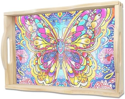 EWJRNSF Diamond Art Kits for Adults Wooden Serving Trays with Handles by EWJRNSFDiamondPainting