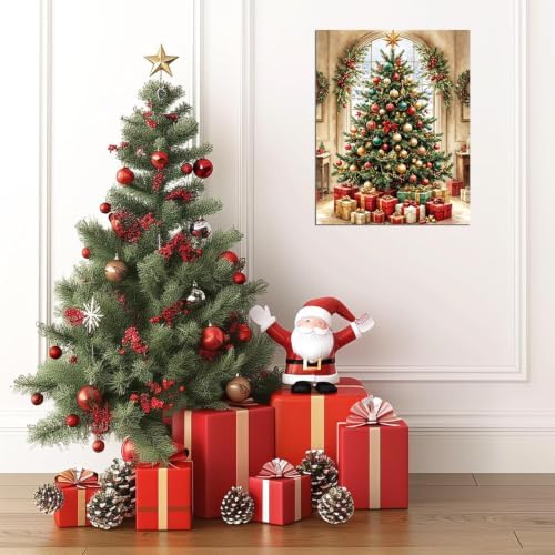 ICYANART Christmas Paint by Numbers Kit for Adults Beginner 16x20Inch - Image 3