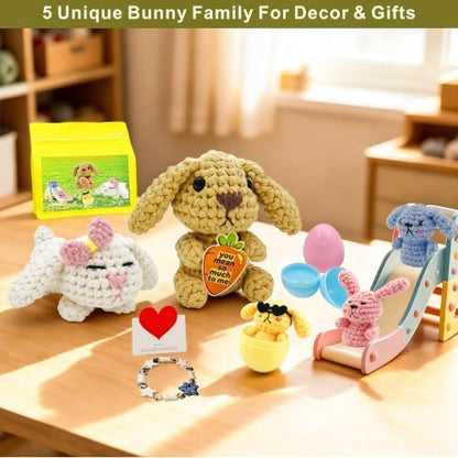 LuNuaFvy Crochet Kit for Beginners Adults Kids 13+ - Amigurumi Animal - Image 5