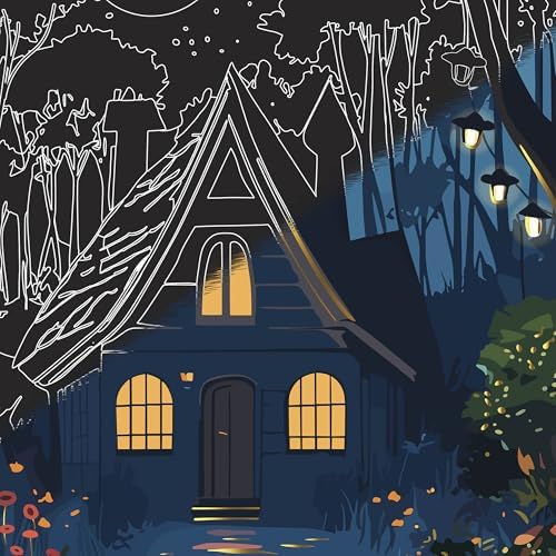 Brea Reese Magical Forest Scratch Art Paper Pad, 6 Metallic Craft Pages - Image 5