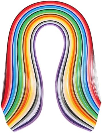 PATIKIL 520pcs Quilling Strips Paper 1/8"(3mm) 39cm Origami Paper Quilling Strip for Art DIY Hand Craft 26 Colors by PATIKIL