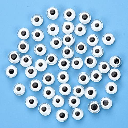 200pcs Clear Color Flat Round Evil Eye Beads Handmade Resin Lampwork Bead 8mm Charms Spacer Beads for Bracelets Necklace Jewelry Craft Making (Transparent) - Image 2