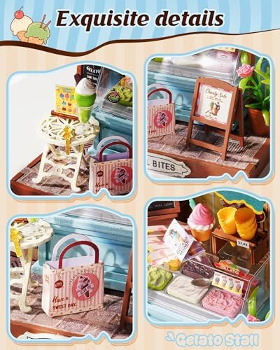 Rolife Summer Ice-Cream DIY Miniature House Kit - Image 3