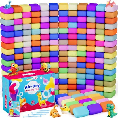 Aestd-ST Air Dry Clay 210 Colors, Modeling Clay for Kids, DIY Magic Clay by Aestd-STqualityclay