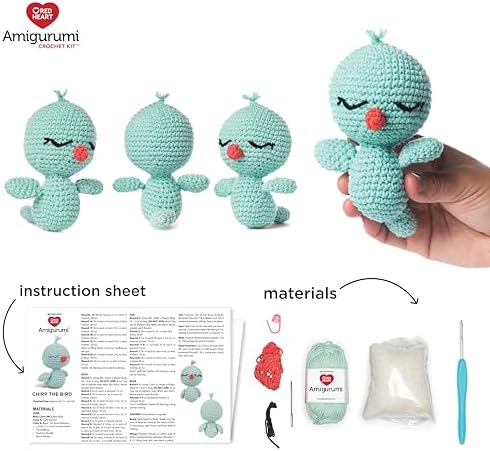 Red Heart Amigurumi Chirp The Bird Kit - Image 5