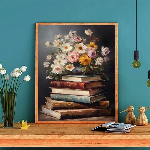 Book Paint by Numbers for Adults with Framed Canvas - with Wooden Easel - Image 4