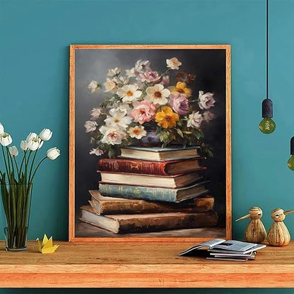 Book Paint by Numbers for Adults with Framed Canvas - with Wooden Easel - Image 4