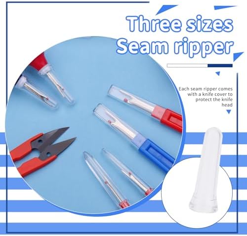 SOCNITC 68 Pcs Seam Ripper Tool Kit Stitch Rippers with Tailors Chalk - Image 4