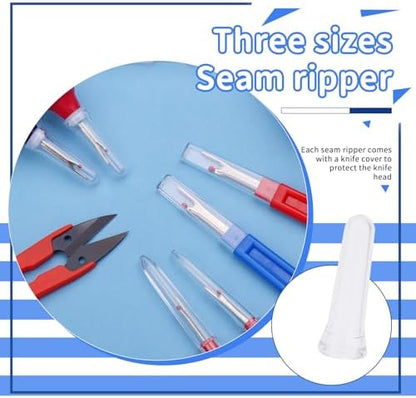 SOCNITC 68 Pcs Seam Ripper Tool Kit Stitch Rippers with Tailors Chalk - Image 4