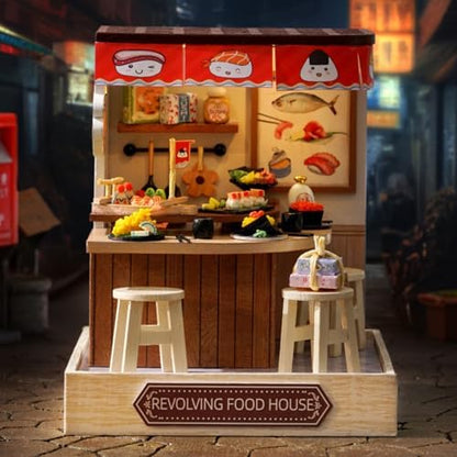 OZJAY Miniature House Kit for Adults, Mini House Kit with LED & Dust Cover - Image 6
