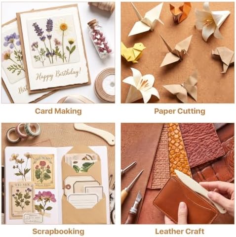 Lainballow 30 Pcs Bone Folders, Plastic Bone Folder Tool, Paper Creaser Scrapbooking Tool, Folding Bookbinding Tools, Scoring Tools for DIY Paper Crafts Scrapbooking Handmade Leather Burnishing - Image 7