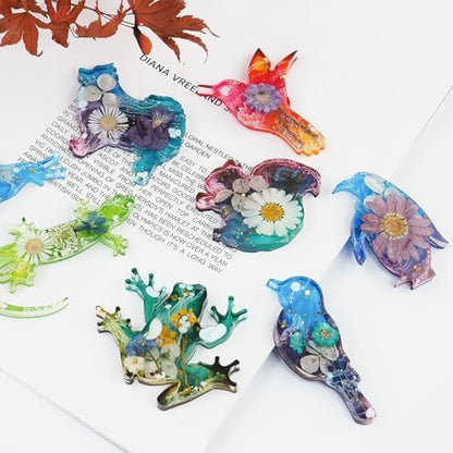 Resin Molds Silicone, 3 PCS Sea Animal Epoxy Resin Molds Frog Lizard Snails Silicone Resin Moulds 3D Lifelike Silicone Molds for Epoxy Resin, DIY Keychain Pendant, Home Decoration - Image 3