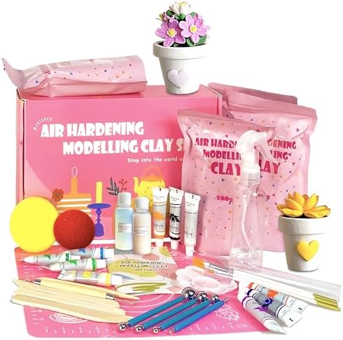 Ailifeer Air Dry Clay Tools Kits - Includes Premium Clay(4.4LBS) - Image 2