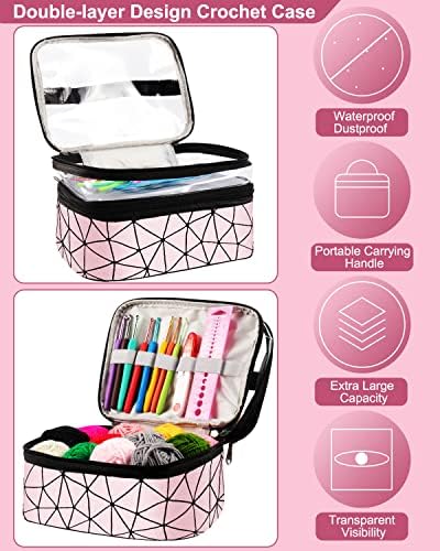 Coopay Crochet Kit for Beginner, Crochet Starter Kit with Portable Case - Image 7