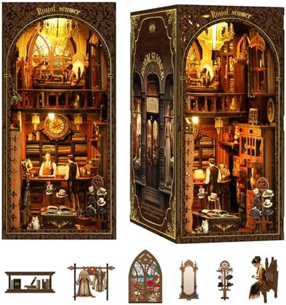 Book Nooks for Adults, DIY Miniature Dollhouse Book Nook Kit - Tailor Shop by 3DVASEBooknook