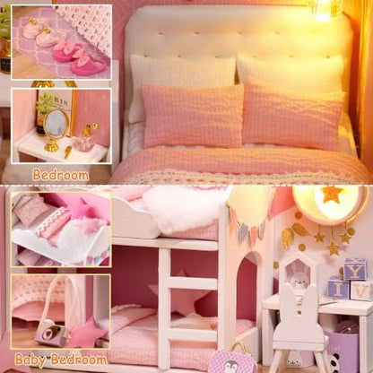 DIY Miniature Dollhouse Kit with Furniture Plus Dust Proof & Music Movement - Image 6