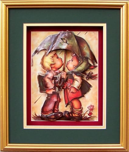 Honey Buns Under the Umbrella – Size 6x8 inches Paper Tole 3D Decoupage Craft Kit 51312 (The Additional Pictures Show Examples of This Craft Kit Assembled and Framed in a Shadow Box Frame) - Image 4