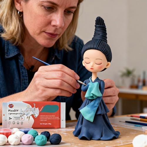 Air Dry Clay Lightweight, Flexible Modeling Clay for Adults Arts and Crafts - Image 2