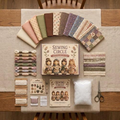 Forest Patchwork DIY Kit Series Beginner Sewing Craft Kit, #E - Image 4
