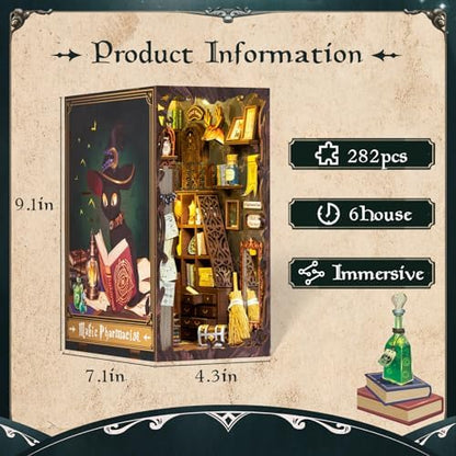 Fsolis Book Nook Kit, Booknook Halloween (Magic Pharmacist) - Image 3