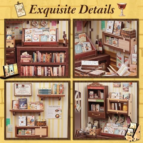 Fsolis Book Nook Kit - DIY Miniature House Kit - Image 5