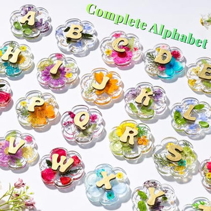 LET'S RESIN Keychain Resin Molds, 27 Cavities Silicone Molds with Hole - Image 2