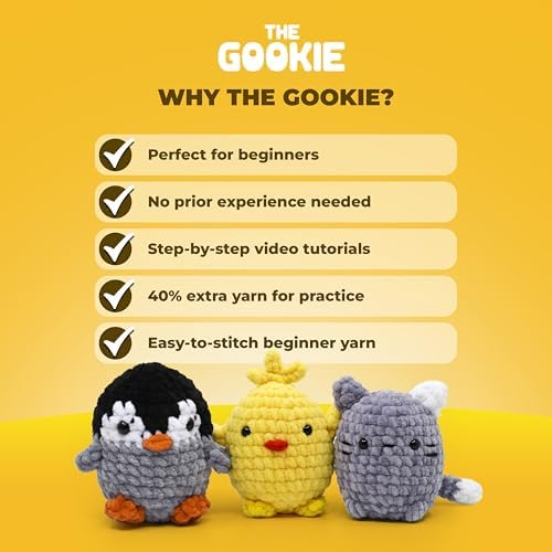 THE GOOKIE Rabbit Crochet Kit for Beginners - All-in-One Amigurumi Kit - Image 4