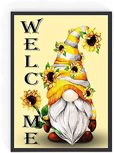 WUSARPLY Gnome Stamped Cross Stitch Kits for Beginners Adults by WUSARPLY