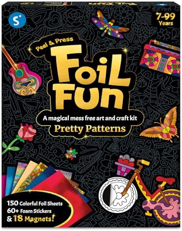 Skillmatics Foil Fun Pretty Patterns, Foil Art, Gift for Tweens & Adults by Skillmatics