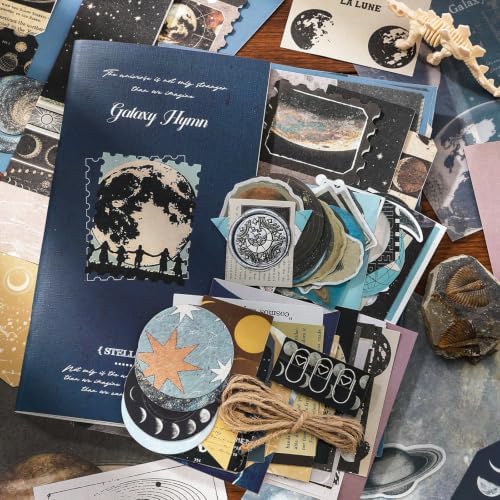 YagCu Galaxy Scrapbooking Kit, Vintage Junk Journal Supplies - Image 3