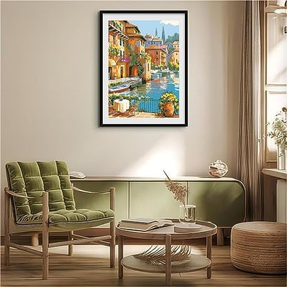 QUITEDEW Paint by Number Kit for Adults Landscape 16x20 Inch. - Image 4