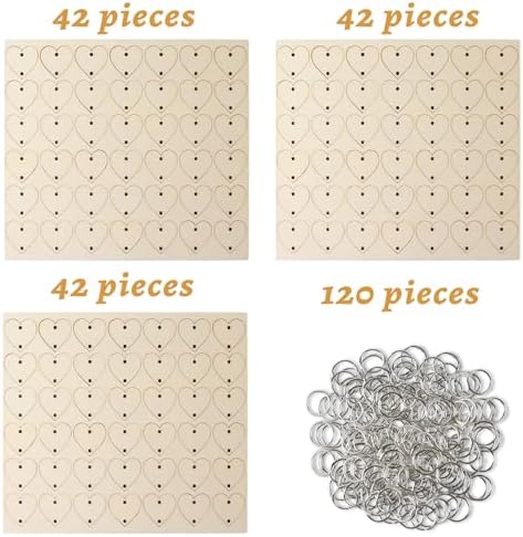 Family Birthday Plaque Tags Wooden Birthday Calendar Board Tags with Rings - Image 3