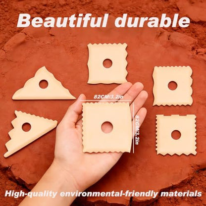 Maiguinzaa 12-piece Pottery Art Tool Set, Clay Shape Carving Tool kit - Image 3