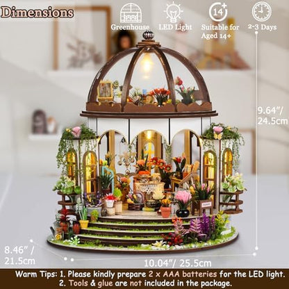 DIY Miniature House Kit with Furniture for Kids Teens Adults Aged 14+ - Image 3