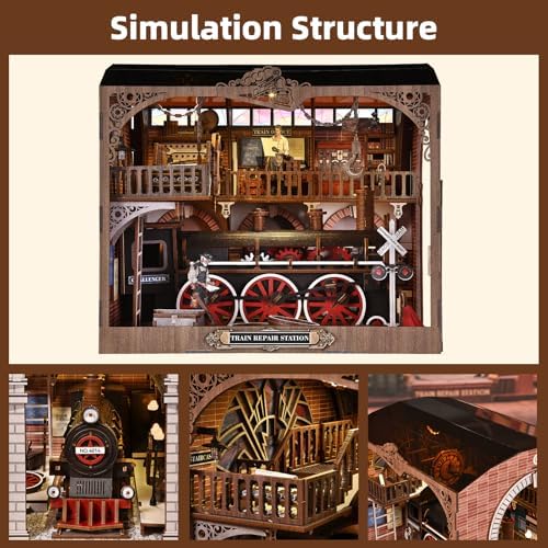 Miniature Dollhouse Kit, DIY Mini House Kit for Adult - Image 4