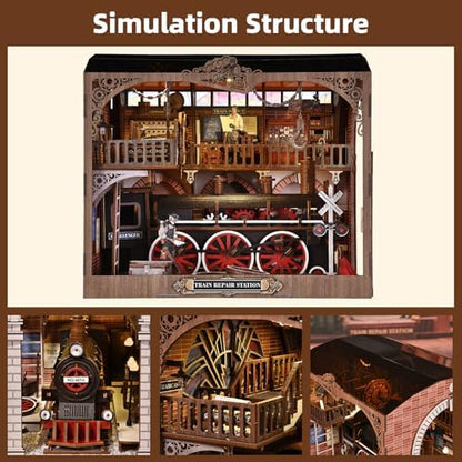 Miniature Dollhouse Kit, DIY Mini House Kit for Adult - Image 4