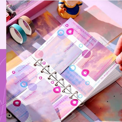 Scrapbooking Supplies Kit, A6 Grid Notebook, Vintage Junk Journaling Kit - Image 2