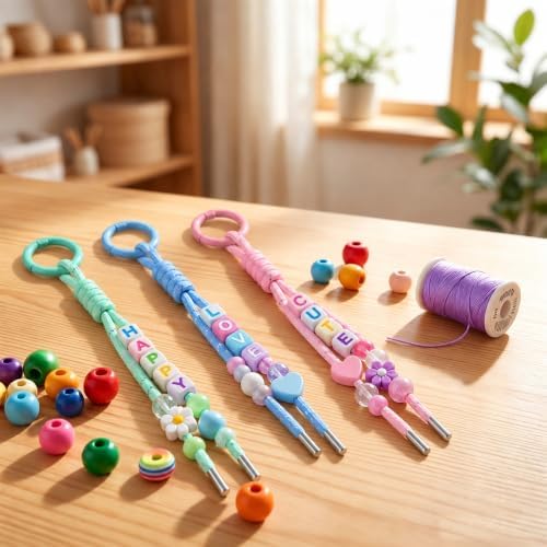 Paracord Rope Keychain, Paracord Keychain, Braided Cord Rope Bag Charm Key Chain Lanyard for Purse Backpack Handbag - Image 4