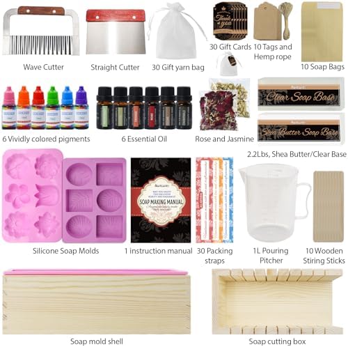 MuseLuxe Soap Making Kit for Adults, Melt & Pour DIY Set - Image 2