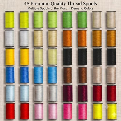 119-Piece Travel Sewing Kit for Adults & Kids, Small Needle & Thread Kit - Image 2