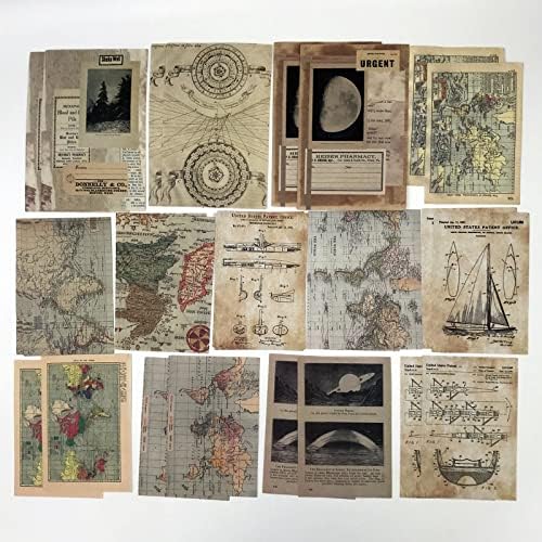 Esweny 200PCS Vintage Scrapbooking Supplies Kit for Journaling, Scrapbook Sticker Paper Pack for Junk Journal Planners Aesthetic Cottagecore Room Decor Wall Art Collage Album - Image 4