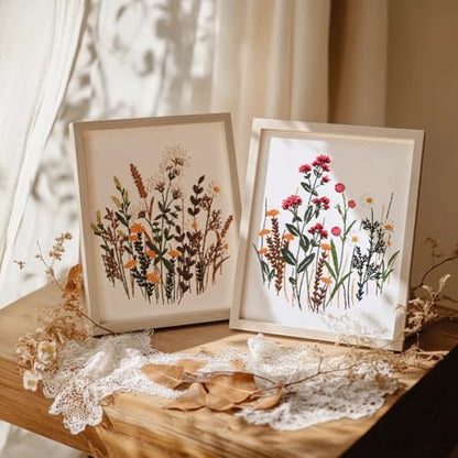 COCOMOX Floral Embroidery Kit for Beginners, Cross Stitch Practice Kits - Image 2