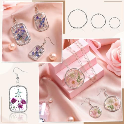 Inbagi 180 Pcs Open Bezels for Resin Jewelry - Image 4